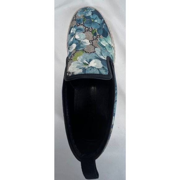 Gucci Supreme Canvas Slip-on US 6 Bloom Flower Print SPB-CA 355693 - Picture 6 of 14